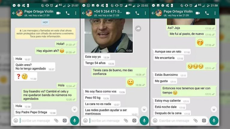 Un cura renunció tras acosar a un joven por Whatsapp