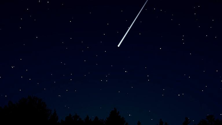 Un diminuto meteorito en el vecindario de Appling.