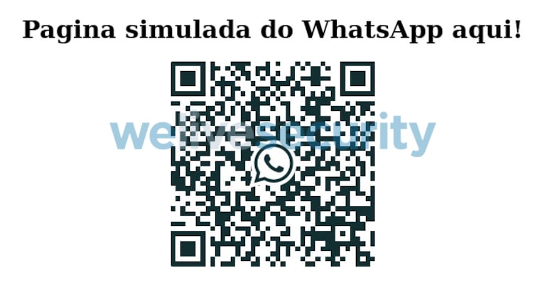 Un ejemplo de los códigos QR falsos. 