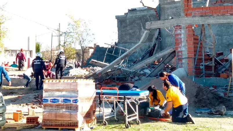 Un empleado murió en una obra en construcción.