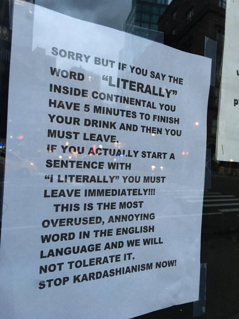 Un famoso bar de Nueva York tiene una palabra prohibida