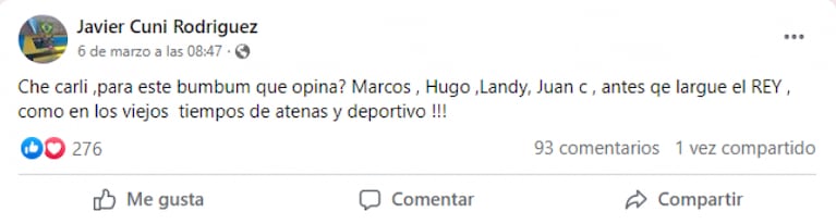 Un fan predijo el nuevo baile de La Mona en el Kempes