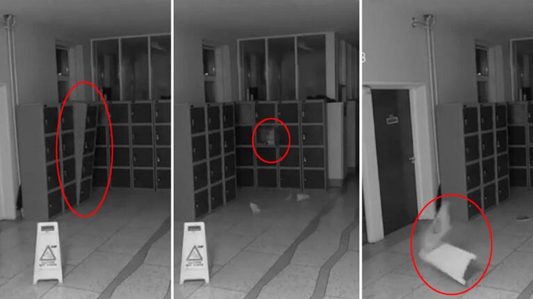 ¿Un fantasma moviendo todo o una broma viral?