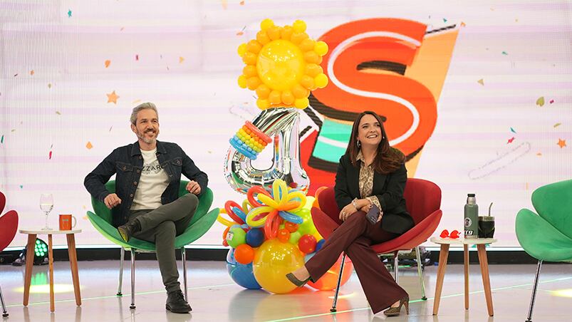 Un festejo a todo trapo en los cuatro años de Seguimos.
