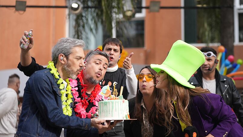 Un festejo a todo trapo en los cuatro años de Seguimos.