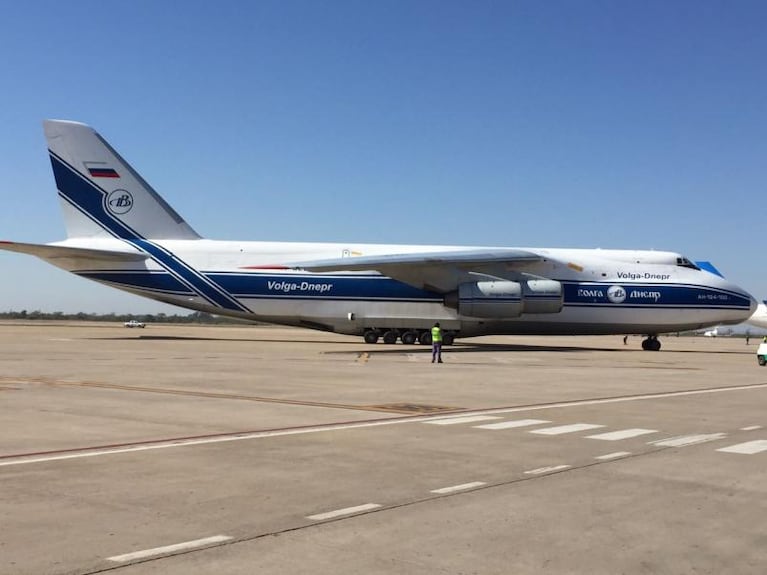 Un gigante del aire aterrizó en Córdoba