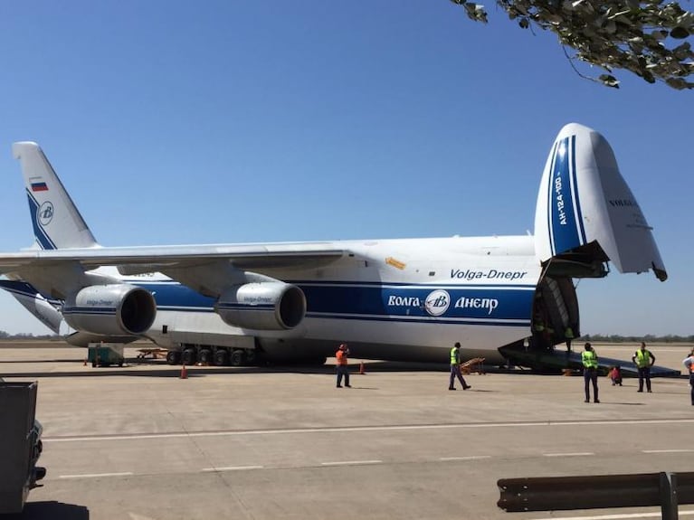 Un gigante del aire aterrizó en Córdoba