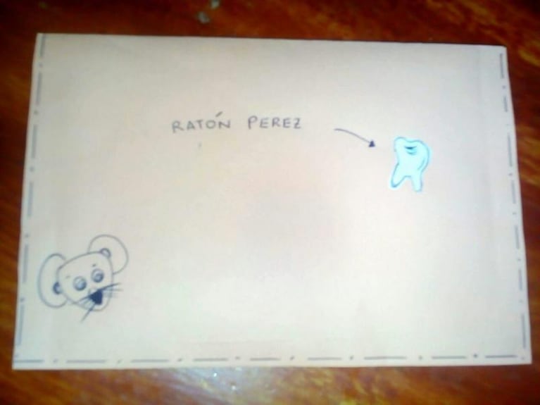 Un gran gesto: perdió un diente y la seño le escribió al Ratón Pérez
