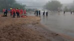 Un gran operativo de rescate para encontrar al pescador arrastrado por la corriente en Río Cuarto.