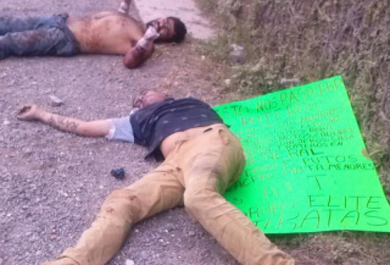 Un grupo mexicano les cortó las manos a seis ladrones