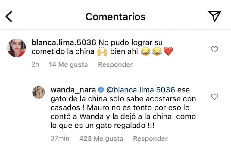 ¿Un hackeo? El durísimo mensaje que publicó Wanda Nara contra la China Suárez