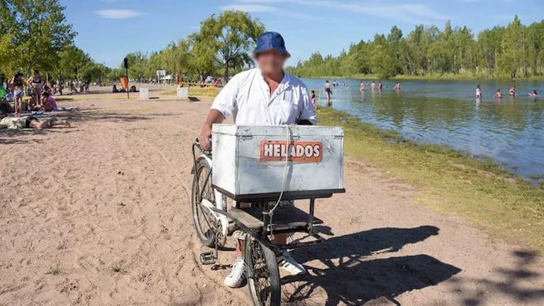 Un heladero detenido por vender drogas en el río. (Foto ilustrativa)