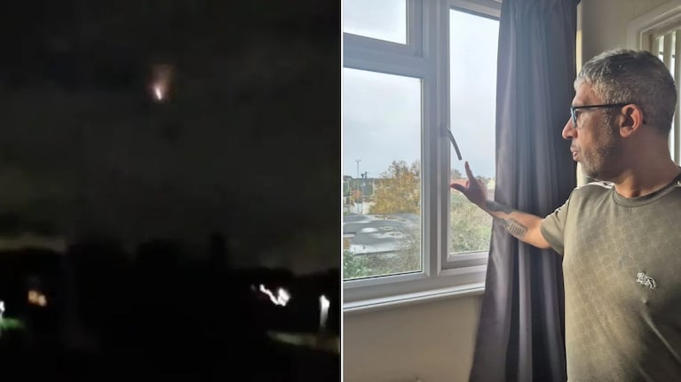 Un hombre aseguró haber visto un OVNI desde su ventana. (Foto: SWNS)