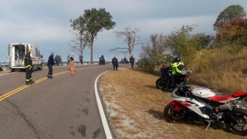 Un hombre en moto falleció en Potrero de Garay. 