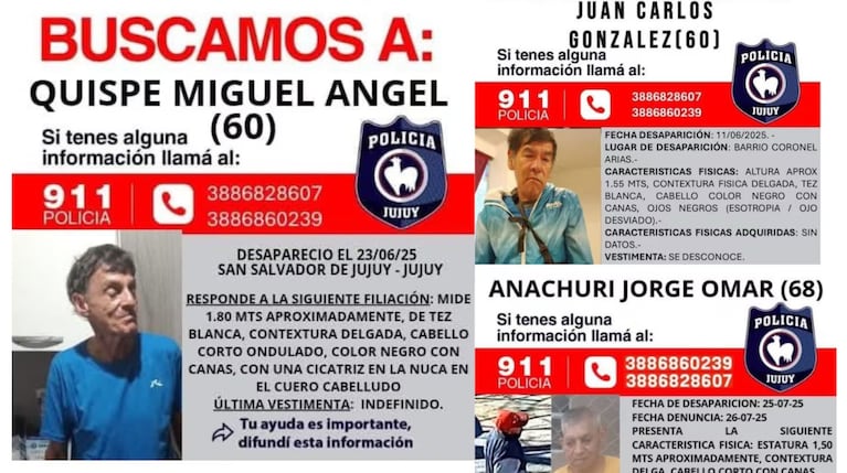 Un hombre fue imputado en Jujuy por asesinar a una persona de la calle. Presumen que habría matado a otras cuatro.