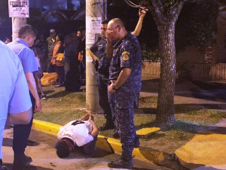 Un hombre hirió a un policía con un cuchillo en el anfiteatro de Jesús María