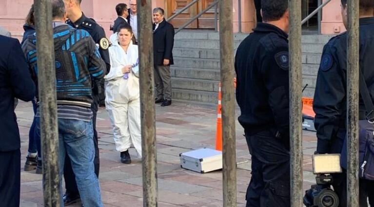 Un hombre intentó entrar con una pistola a la Casa Rosada