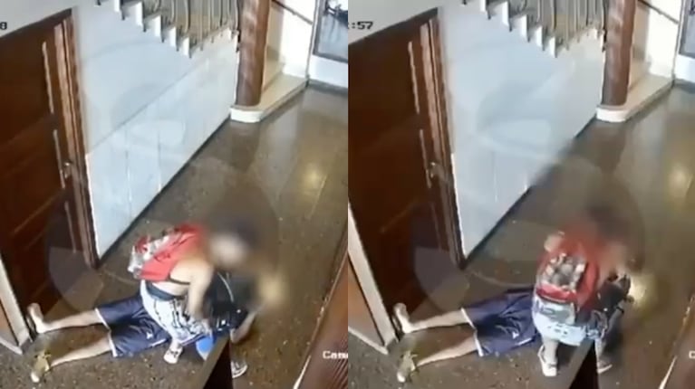 Un hombre murió de un infarto y un ladrón aprovechó para robarle la billetera. (Video: NA)