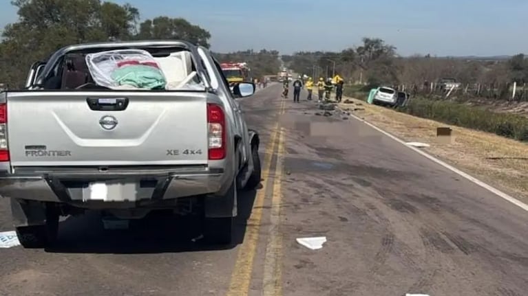 Un hombre y una nena de cuatro años murieron en un choque.