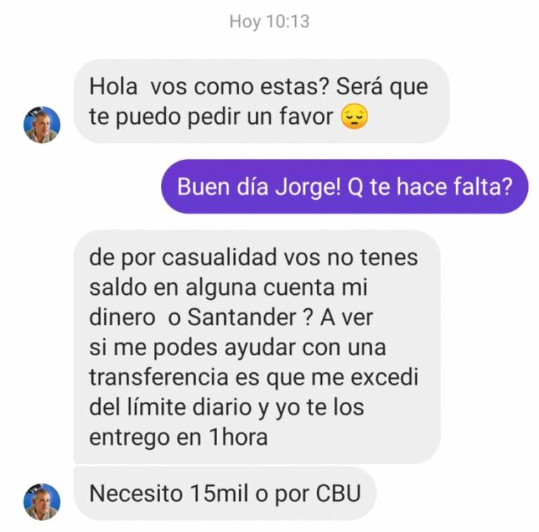 Un intendente cordobés denunció que le hackearon su Instagram para estafar gente