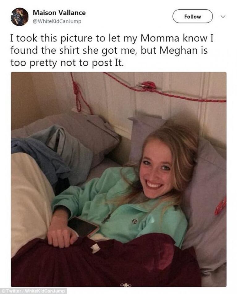 Un joven compartió una foto de su novia y descuidó un detalle
