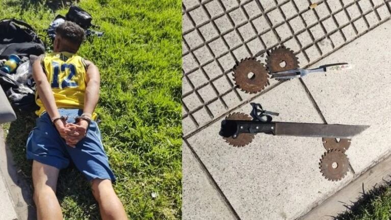 Un joven de 29 años fue detenido tras intentar ingresar armado a la Casa de Gobierno.