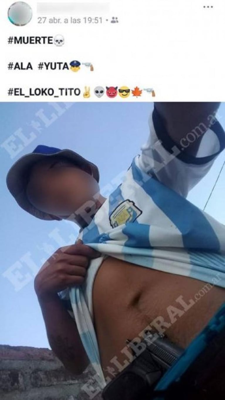 Un joven fue detenido tras publicar en Facebook una amenaza a la Policía de Santiago del Estero