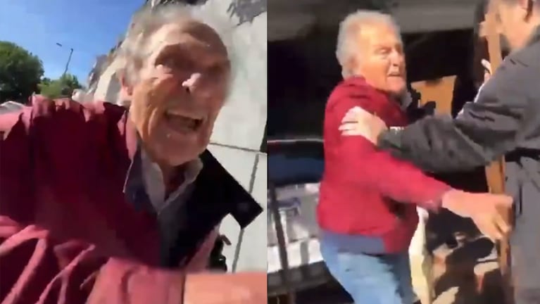 Un jubilado protagonizó un violento hecho en el barrio porteño de Villa del Parque.