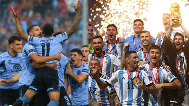 Un jugador de Belgrano la picanteó contra dos integrantes de la Scaloneta.