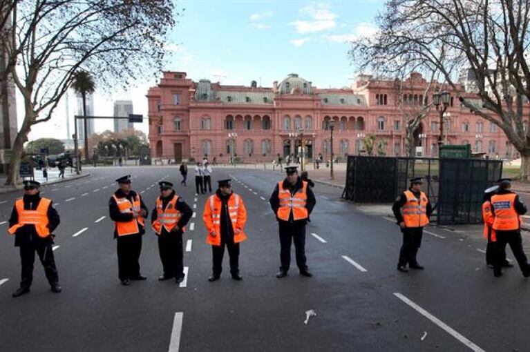 Un megaoperativo para prevenir agresiones a Macri
