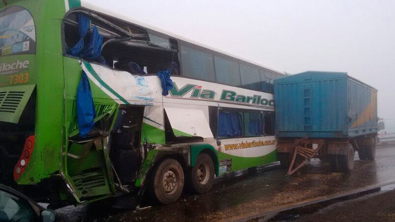 Un muerto en el accidente en la ruta 35.