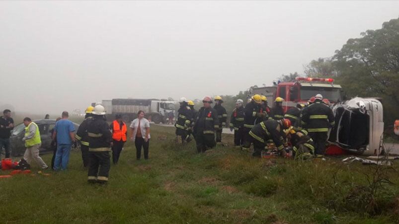 Un muerto y dos heridos dejó un accidente en la Ruta Provincial Nº 1.