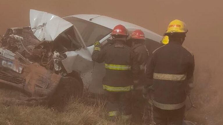 Un muerto y heridos en un choque de 40 autos en la autopista Córdoba-Rosario