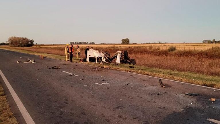 Un muerto y seis heridos por un choque frontal en Córdoba