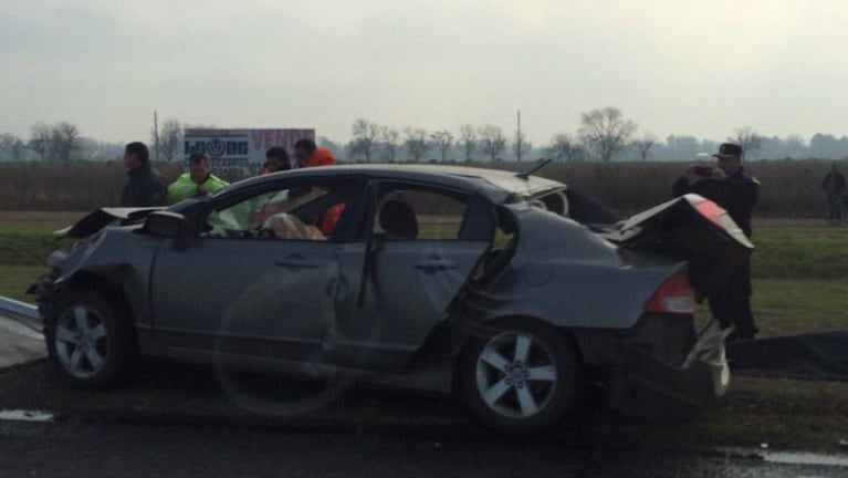 Un muerto y tres heridos en la autopista Córdoba-Rosario