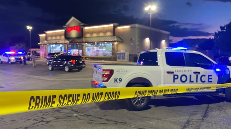 Un nene se disparó en la cabeza por accidente en una estación de servicio de Lehi, Utah. (Foto: gentileza  KSL Newsradio).