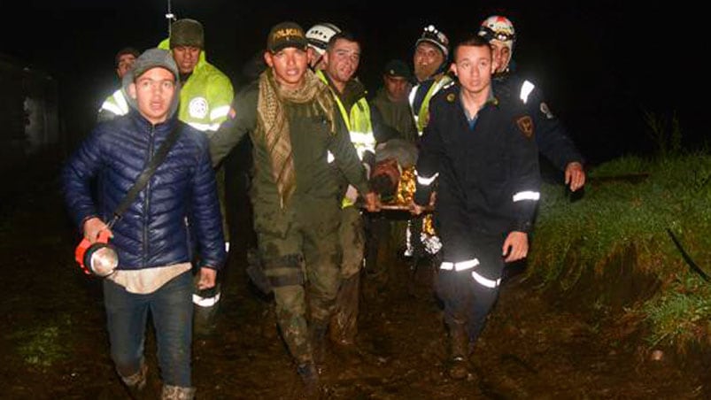 Un niño ayudó en el rescate en el Cerro El Gordo.