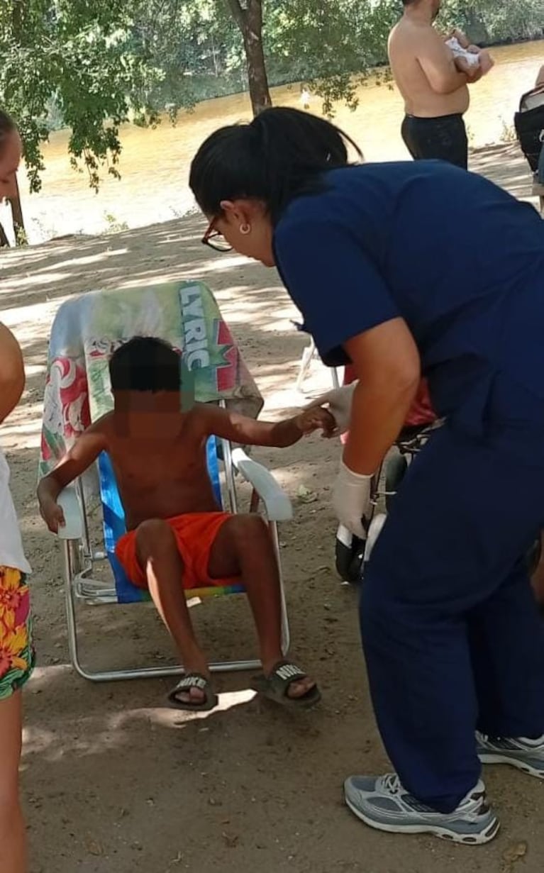Un niño de 11 años fue rescatado en Despeñaderos.