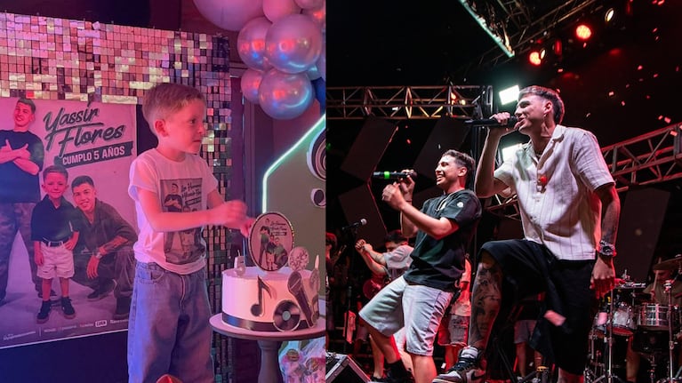 Un niño festejó su cumple con temática de Los Herrera.