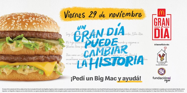 Un nuevo “Gran Día”: McDonald’s te invita a ayudar