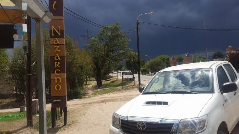 ¿Un ovni? La mancha en el cielo antes de la tormenta en Nono