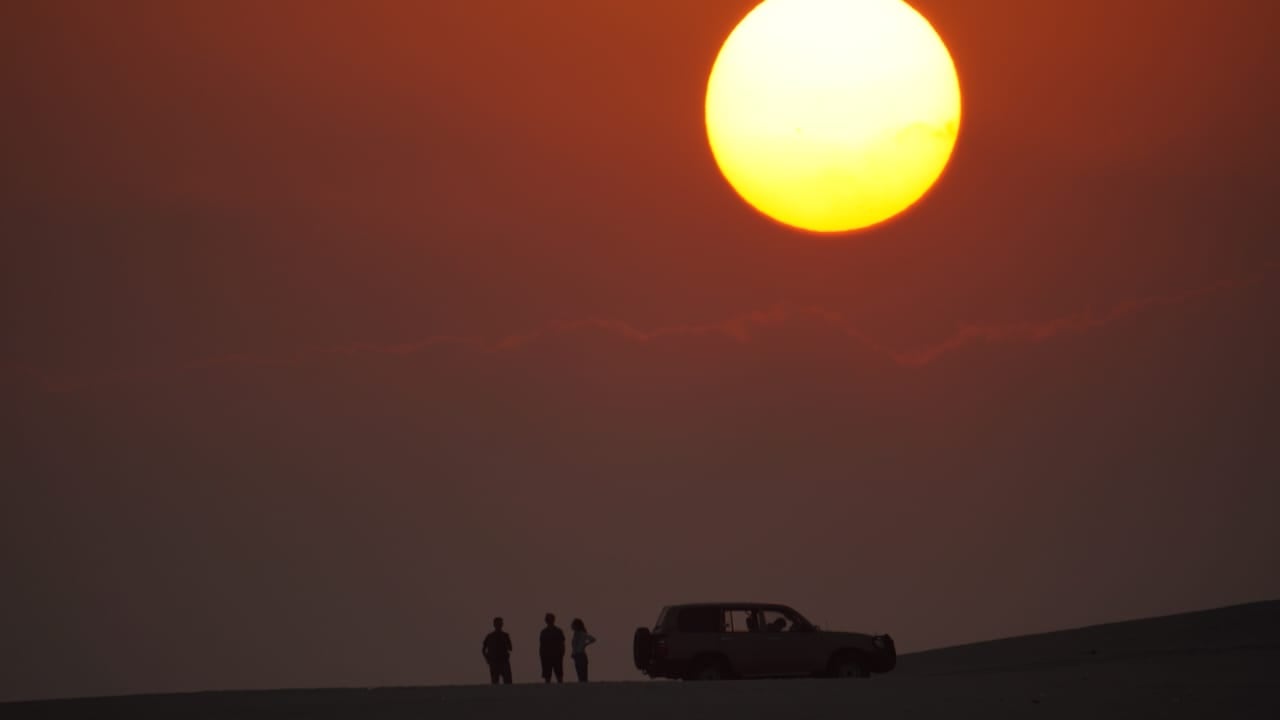 Un paisaje alucinante en las dunas de Doha. Foto: Lucio Casalla/El Doce.