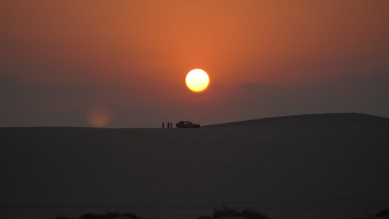 Un paisaje alucinante en las dunas de Doha. Foto: Lucio Casalla/El Doce.