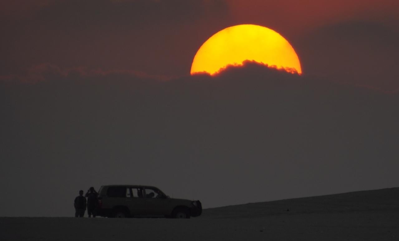 Un paisaje alucinante en las dunas de Doha. Foto: Lucio Casalla/El Doce.