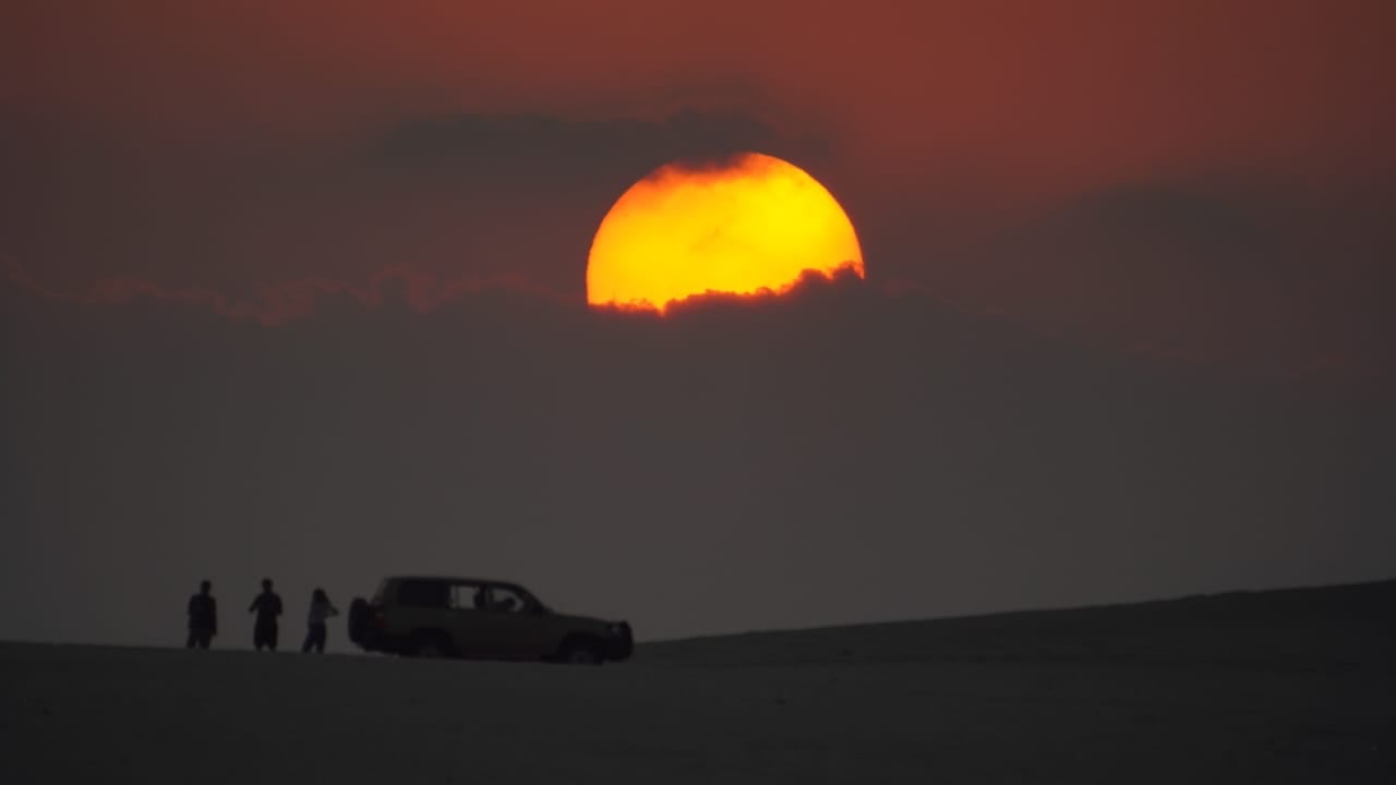 Un paisaje alucinante en las dunas de Doha. Foto: Lucio Casalla/El Doce.