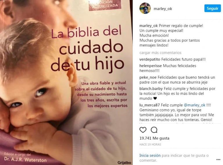 Un papá feliz: Marley reveló cómo se llamará su primer hijo