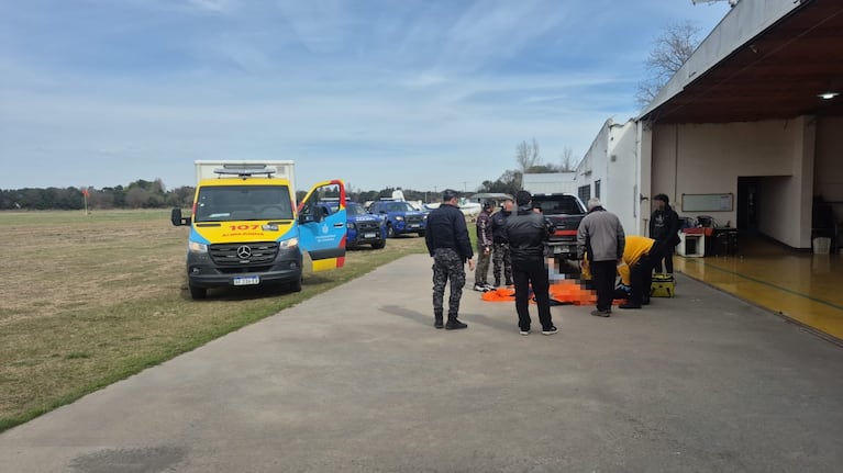 Un paracaidista resultó herido por un desperfecto.