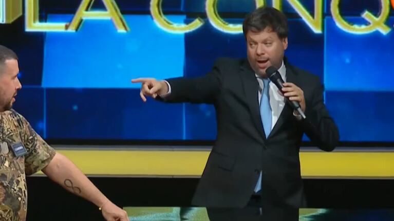 Un participante sorprendió a Guido con una demostración romántica. (Imagen: captura).