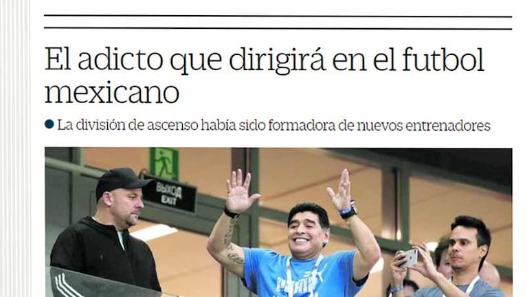 Un periodista destrozó a Maradona tras su designación en el fútbol mexicano