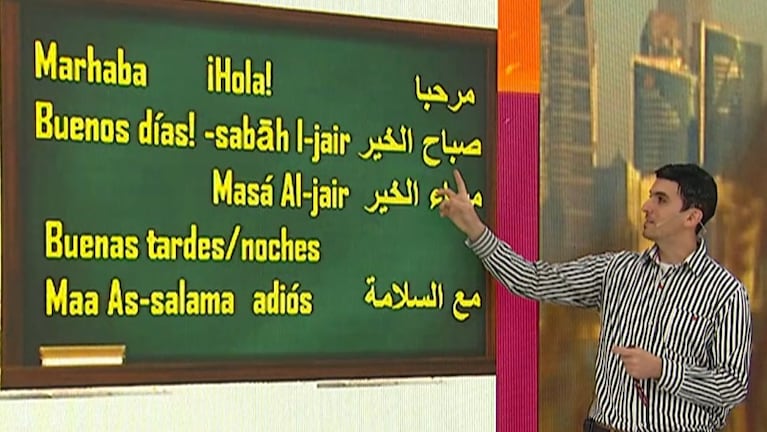 Un profesor de árabe enseñó algunas frases para quienes quieran ir al mundial